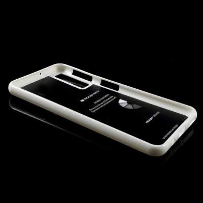 Samsung Galaxy A7 2018 (A750) Mercury baltas kieto silikono (TPU) dėklas / Priedai.lt