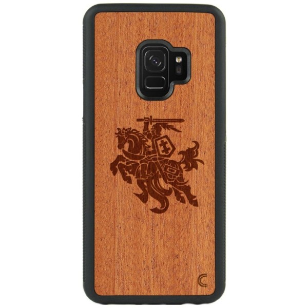 „Crafted Cover“ natūralaus medžio dėklas - Vytis (Galaxy S9)