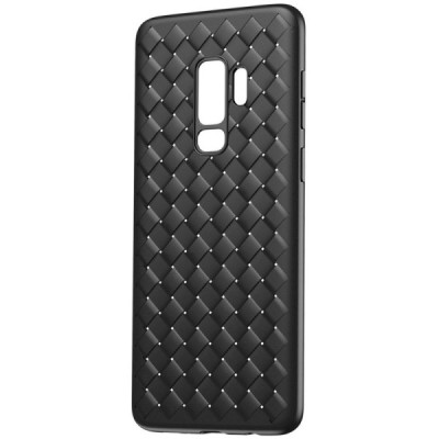 „Baseus“ Weaving Samsung Galaxy S9 (G960) juodas kieto silikono dėklas / Priedai.lt