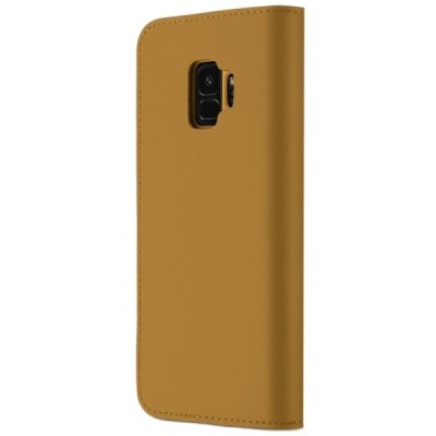 „Dux Ducis“ Wish serijos Samsung Galaxy S9 (G960) šviesiai rudas odinis atverčiamas dėklas / Priedai.lt