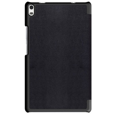 Lenovo Tab4 8 Plus (TB-8704F/N) atverčiamas juodas odinis dėklas (sulankstomas) / Priedai.lt