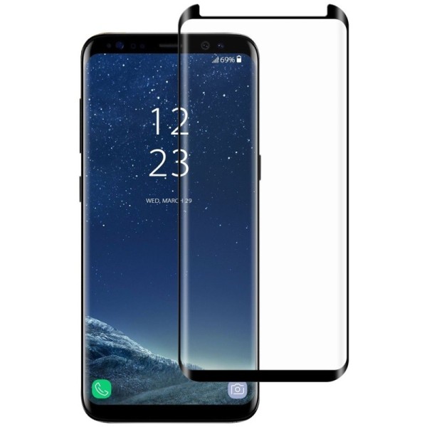 „Mocolo“ Tempered Glass apsauginis ekrano stiklas 0.26 mm - juodas (Galaxy S8)