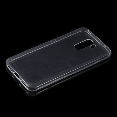 Xiaomi Pocophone F1 skaidrus (permatomas) kieto silikono TPU ploniausias pasaulyje bespalvis dėklas / Priedai.lt