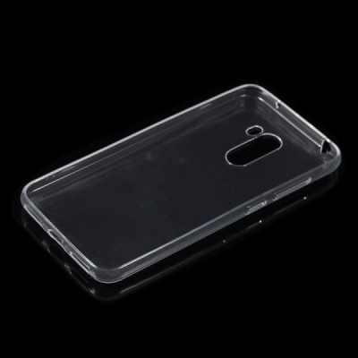 Xiaomi Pocophone F1 skaidrus (permatomas) kieto silikono TPU ploniausias pasaulyje bespalvis dėklas / Priedai.lt