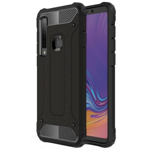Sustiprintos apsaugos dėklas - juodas (Galaxy A9 2018)