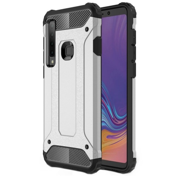 Sustiprintos apsaugos dėklas - sidabrinis (Galaxy A9 2018)