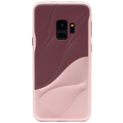 „3D“ Wave Pattern Samsung Galaxy S9 (G960) brodo kieto silikono (TPU) ir plastiko dėklas / Priedai.lt