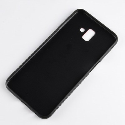 „Bi-Color“ Splicing Samsung Galaxy J6+ 2018 (J610F) rudas, juodas odinis dėklas / Priedai.lt