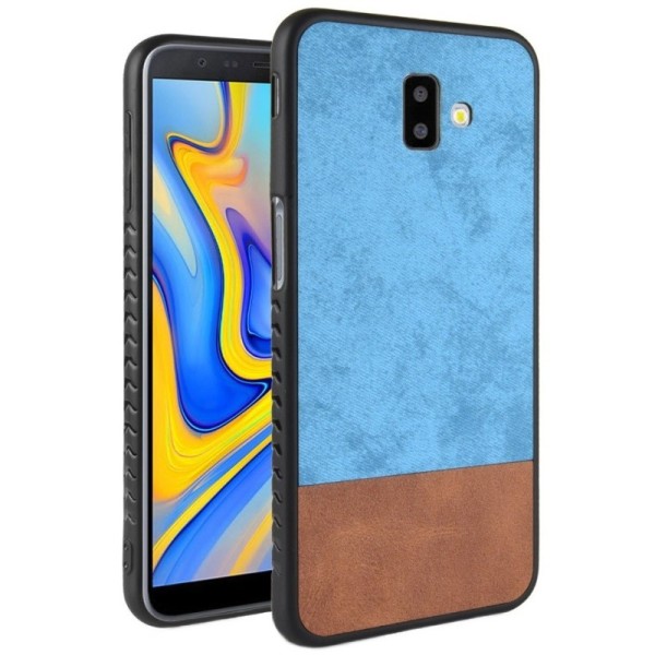 „Bi-Color“ Splicing dėklas - rudas / mėlynas (Galaxy J6+ 2018)