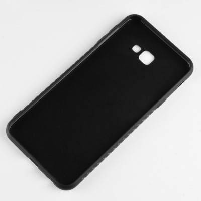 „Bi-Color“ Splicing Samsung Galaxy J4+ (J400F) rudas, juodas odinis dėklas / Priedai.lt