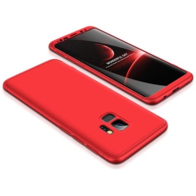 „Thin Fit 360“ plastikinis Samsung Galaxy S9 (G960F) raudonas dėklas / Priedai.lt