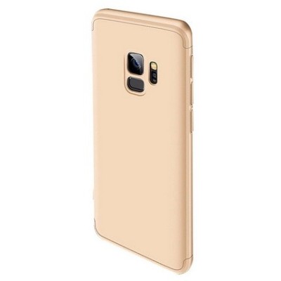 „Thin Fit 360“ plastikinis Samsung Galaxy S9 (G960F) auksinis dėklas / Priedai.lt