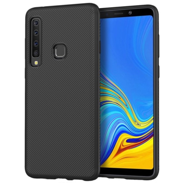 „Twill“ kieto silikono (TPU) dėklas - juodas (Galaxy A9 2018)