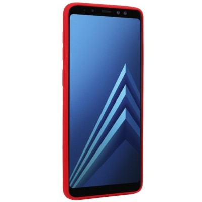 „Kickstand“ Card Holder Samsung Galaxy S9 (G960) raudonas odinis dėklas / Priedai.lt