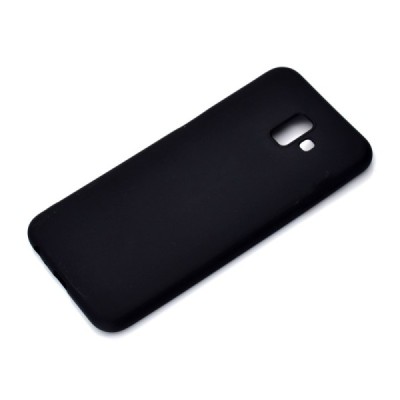 Samsung Galaxy J6+ 2018 (J610) kieto silikono TPU juodas dėklas - nugarėlė / Priedai.lt