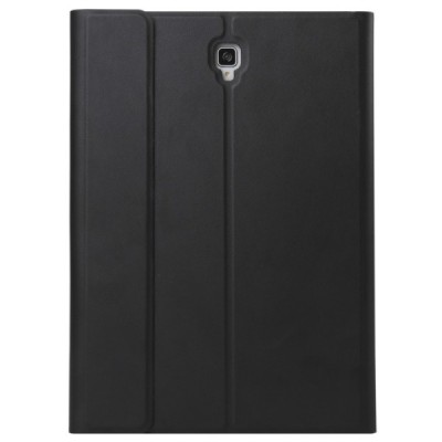 Samsung Galaxy Tab A 10.5 2018 (T590, T595) atverčiamas juodas odinis dėklas su bluetooth belaide klaviatūra / Priedai.lt
