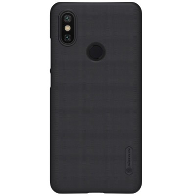 Xiaomi Mi 6X (Xiaomi Mi A2) Nillkin Frosted Shield juodas plastikinis dėklas / Priedai.lt