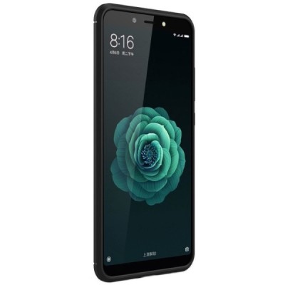 Xiaomi Mi 6X (Xiaomi Mi A2) kieto silikono TPU juodas dėklas - nugarėlė / Priedai.lt