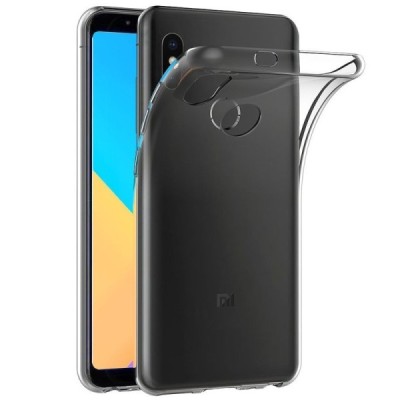 Xiaomi Mi 6X (Xiaomi Mi A2) skaidrus (permatomas) silikoninis TPU ploniausias pasaulyje dėklas / Priedai.lt