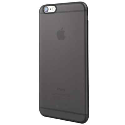 Apple iPhone 6 Plus (6s Plus) kieto silikono TPU matinis, pilkas dėklas - nugarėlė / Priedai.lt