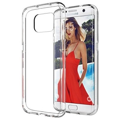 Samsung Galaxy S7 edge G935 kieto silikono TPU skaidrus dėklas - nugarėlė / Priedai.lt