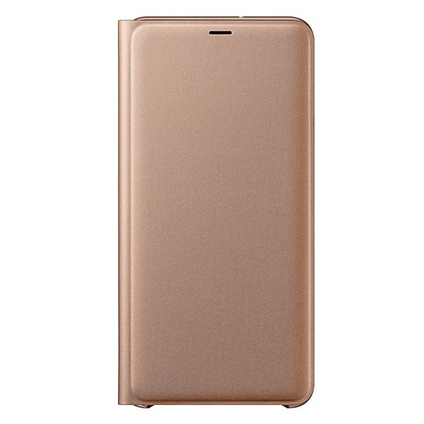 „Samsung“ Wallet Cover atverčiamas dėklas - auksinis (Galaxy A7 2018)