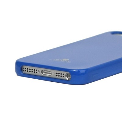 „Mercury“ Color kieto silikono (TPU) mėlynas Apple iPhone SE (5, 5s) dėklas (dėkliukas) / Priedai.lt
