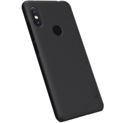 Xiaomi Redmi Note 6 Pro Nillkin Frosted Shield juodas plastikinis dėklas / Priedai.lt