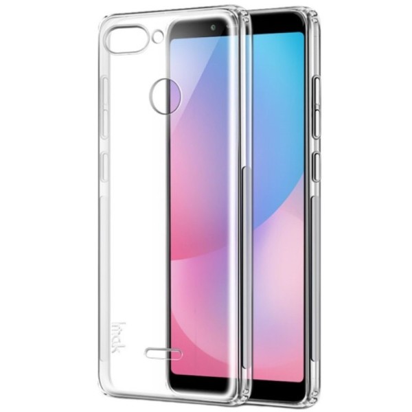 „Imak“ kieto silikono (TPU) dėklas - skaidrus (Redmi 6)