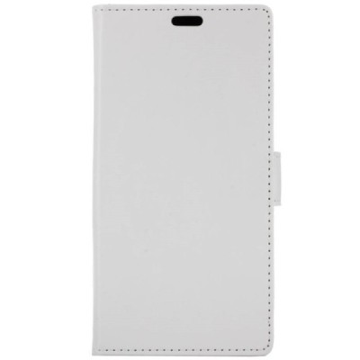 Samsung Galaxy S10 (G973) atverčiamas baltas odinis dėklas - piniginė / Priedai.lt