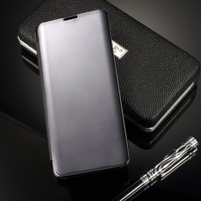 Samsung Galaxy S10 (G973) plastikinis atverčiamas juodas dėklas / Priedai.lt