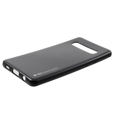 Samsung Galaxy S10 (G973) Mercury juodas kieto silikono tpu dėklas - nugarėlė / Priedai.lt