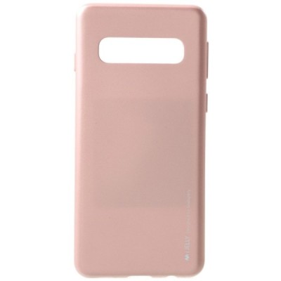Samsung Galaxy S10 (G973) Mercury šviesiai rožinis kieto silikono tpu dėklas - nugarėlė / Priedai.lt