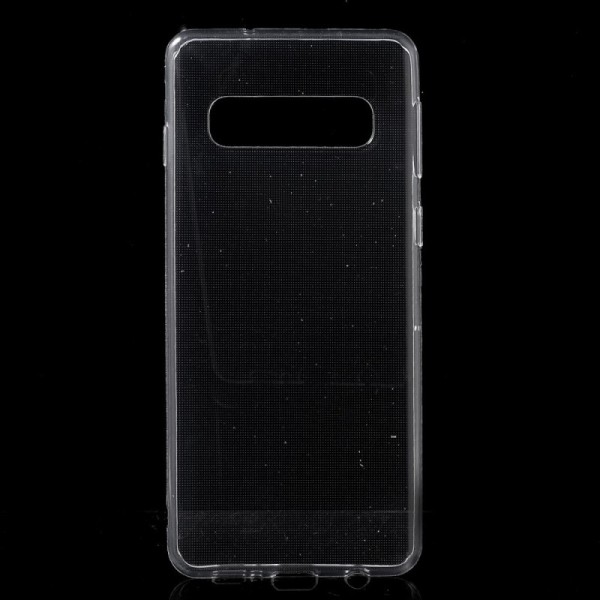 Kieto silikono TPU dėklas - skaidrus (Galaxy S10)