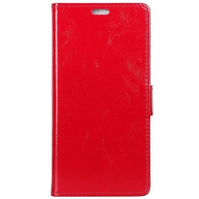 Samsung Galaxy S10+ (G975) atverčiamas raudonas odinis dėklas - piniginė / Priedai.lt