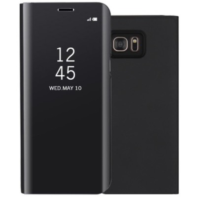 Samsung Galaxy S7 Edge (G935) plastikinis atverčiamas juodas dėklas / Priedai.lt