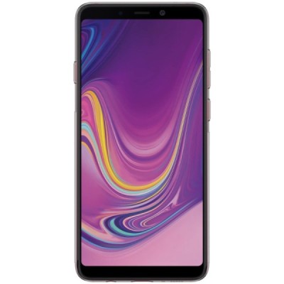 Samsung Galaxy A9 2018 (A9 Star Pro) Nillkin Nature plonas skaidrus (permatomas) silikoninis TPU pilkas dėklas / Priedai.lt