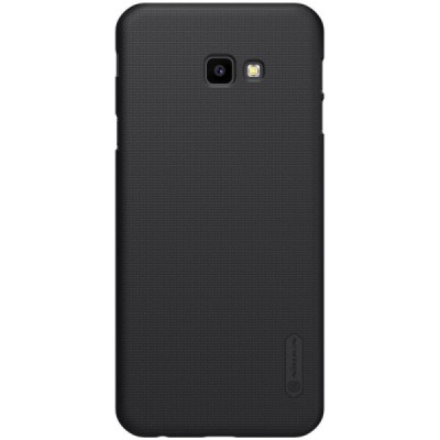 Samsung Galaxy J4+ (J400F) Nillkin Frosted Shield juodas plastikinis dėklas / Priedai.lt