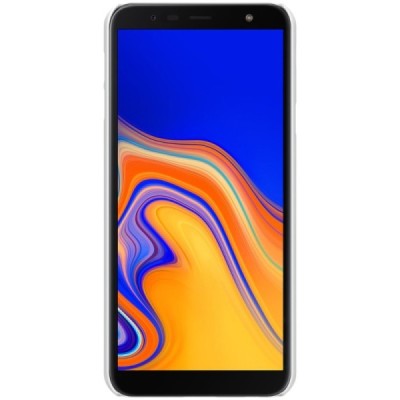 Samsung Galaxy J4+ (J400F) Nillkin Frosted Shield baltas plastikinis dėklas / Priedai.lt