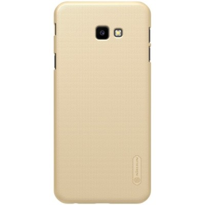 Samsung Galaxy J4+ (J400F) Nillkin Frosted Shield auksinis plastikinis dėklas / Priedai.lt