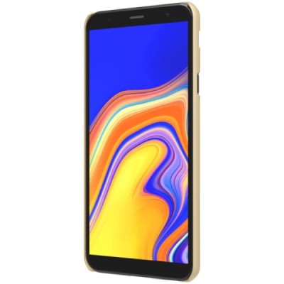 Samsung Galaxy J4+ (J400F) Nillkin Frosted Shield auksinis plastikinis dėklas / Priedai.lt