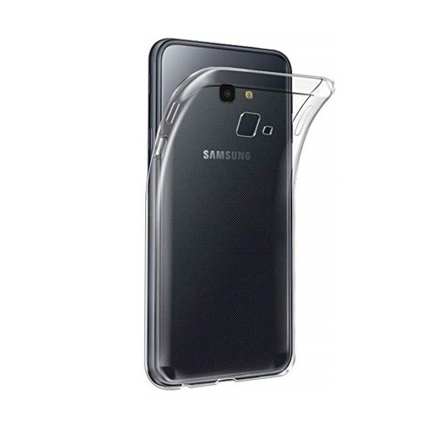 Kieto silikono dėklas - skaidrus (Galaxy J4+)
