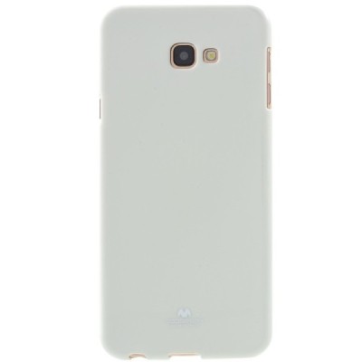 Samsung Galaxy J4+ (J400F)  Mercury baltas kieto silikono TPU dėklas - nugarėlė / Priedai.lt
