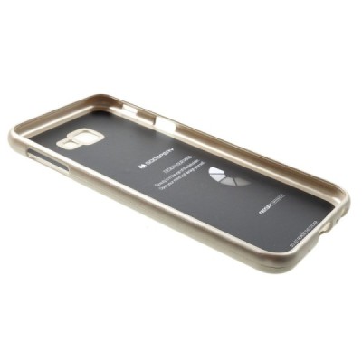 Samsung Galaxy J4+ (J400F)  Mercury auksinis kieto silikono TPU dėklas - nugarėlė / Priedai.lt