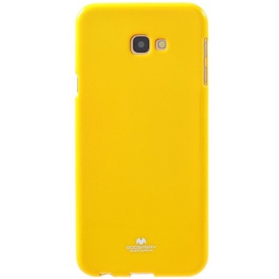 Samsung Galaxy J4+ (J400F)  Mercury geltonas kieto silikono TPU dėklas - nugarėlė / Priedai.lt