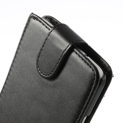 Klasikinis odinis HTC One Max 8088 juodas dėklas / Priedai.lt