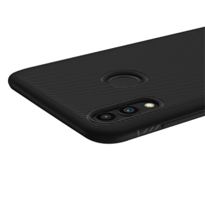 Huawei P smart 2019 (Honor 10 Lite) „Lenuo“ kieto silikono TPU juodas dėklas - nugarėlė / Priedai.lt