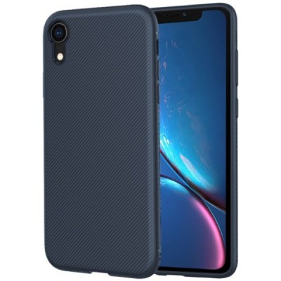 Apple iPhone Xr  „Lenuo“ kieto silikono TPU mėlynas dėklas - nugarėlė / Priedai.lt