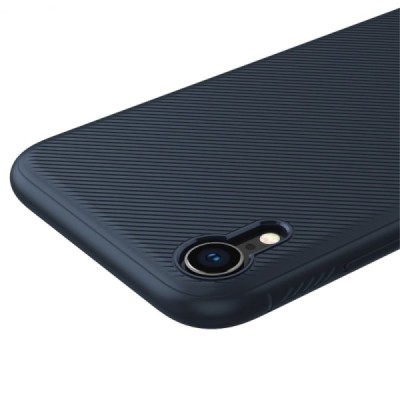Apple iPhone Xr  „Lenuo“ kieto silikono TPU mėlynas dėklas - nugarėlė / Priedai.lt