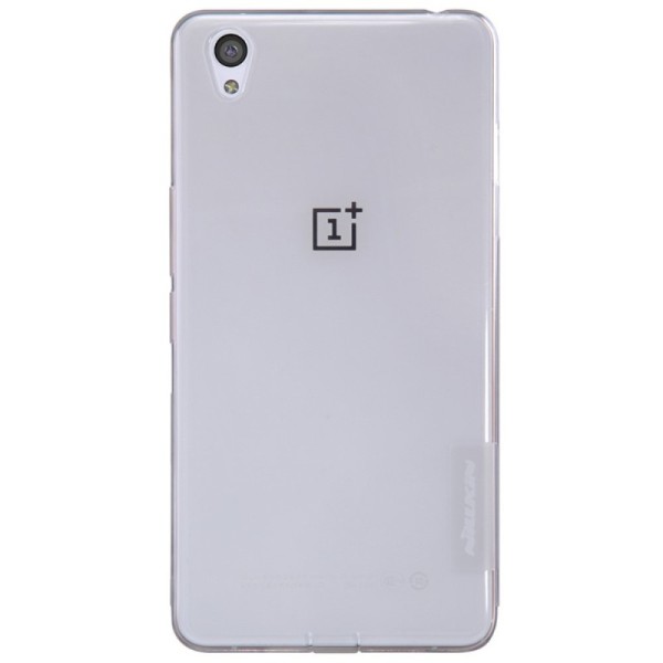 „Nillkin“ Nature TPU skaidrus dėklas - pilkas (OnePlus X)
